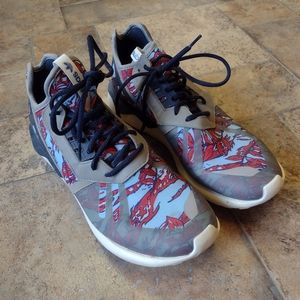 Adidas Tubular red seaweed camo shoes size 11.5